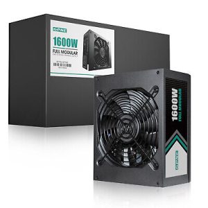 GPNE 1600W Mining Power Supply, 24 Pin 110V High Power Fully Modular PSU review